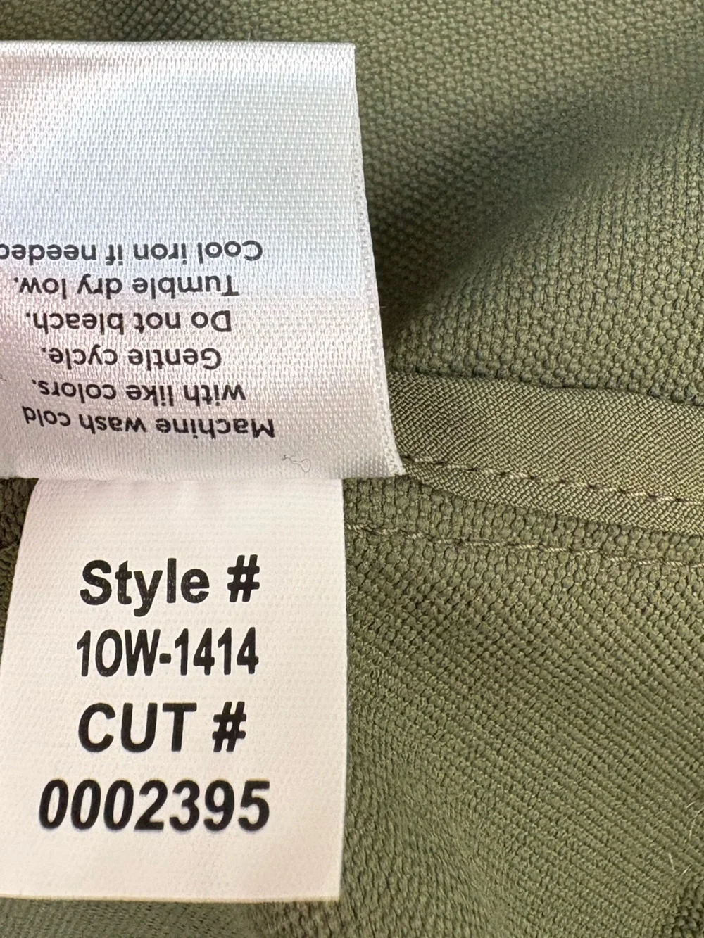 Mizzen + Main Venture Vest Olive Sage Full Zip Performance XL